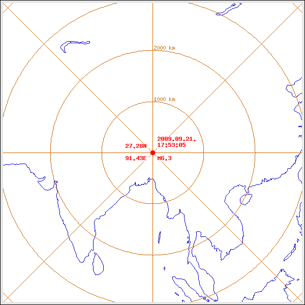 지진/해일 정보