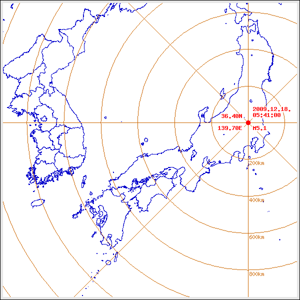 지진/해일 정보