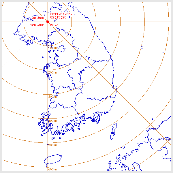 지진/지진해일 발생 위치 설명 이미지