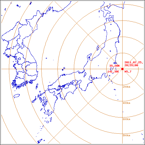 지진/지진해일 발생 위치 설명 이미지
