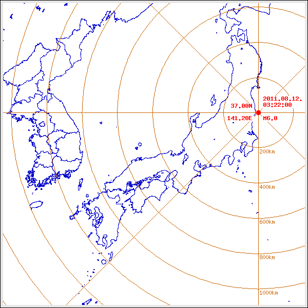 지진/지진해일 발생 위치 설명 이미지