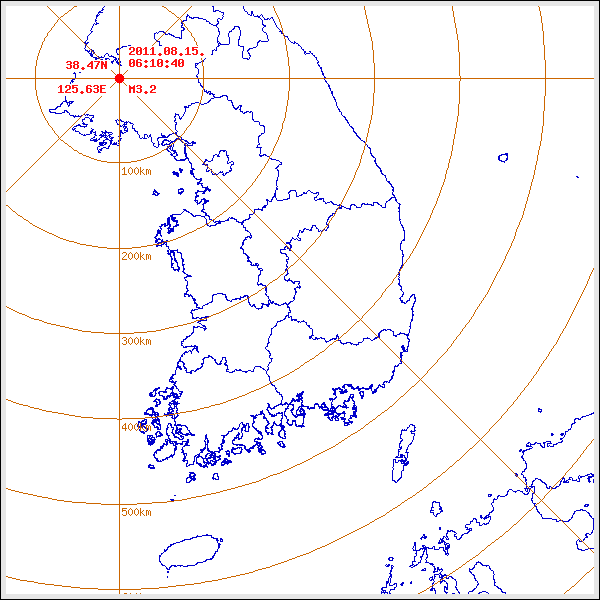 지진/지진해일 발생 위치 설명 이미지