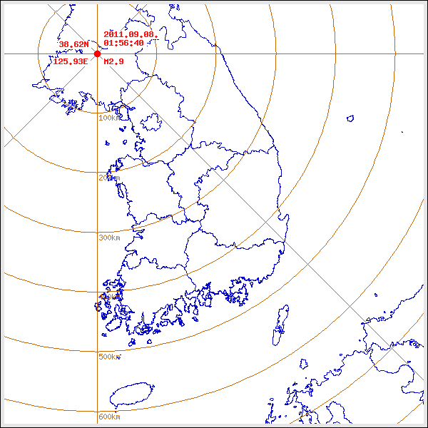 지진/지진해일 발생 위치 설명 이미지