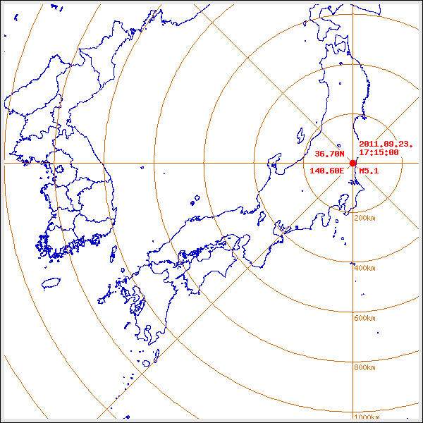 지진/지진해일 발생 위치 설명 이미지
