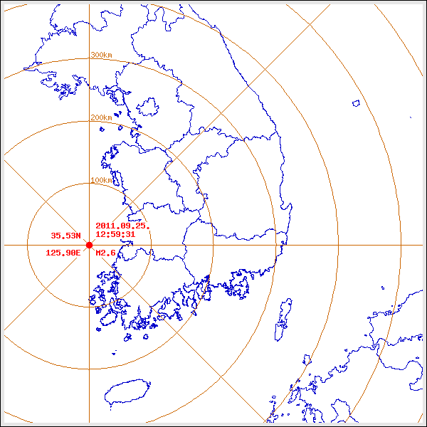 지진/지진해일 발생 위치 설명 이미지