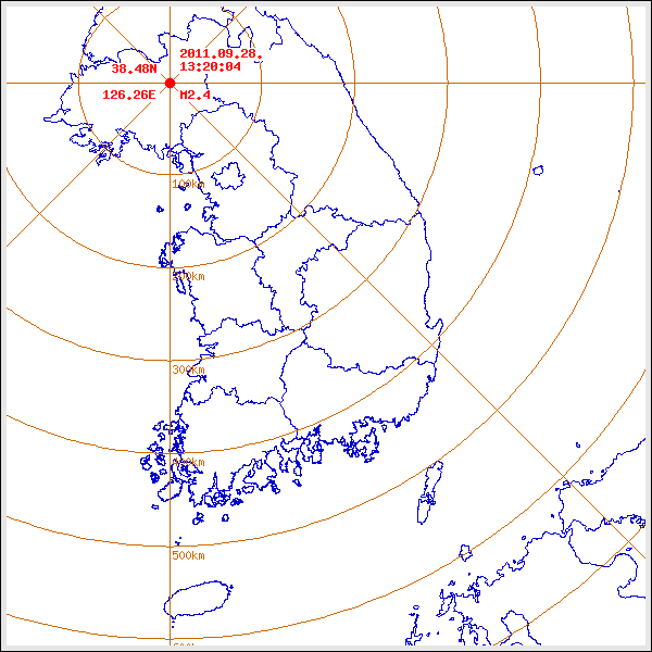 지진/지진해일 발생 위치 설명 이미지