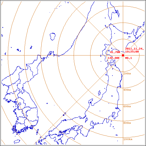 지진/지진해일 발생 위치 설명 이미지