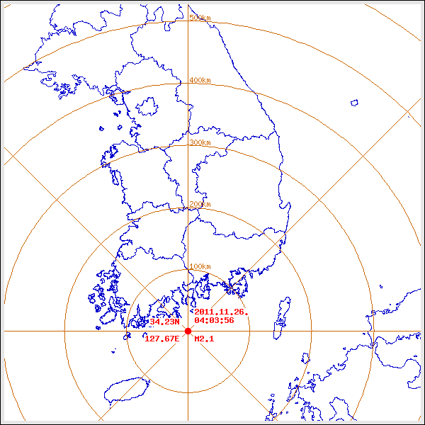 지진/지진해일 발생 위치 설명 이미지