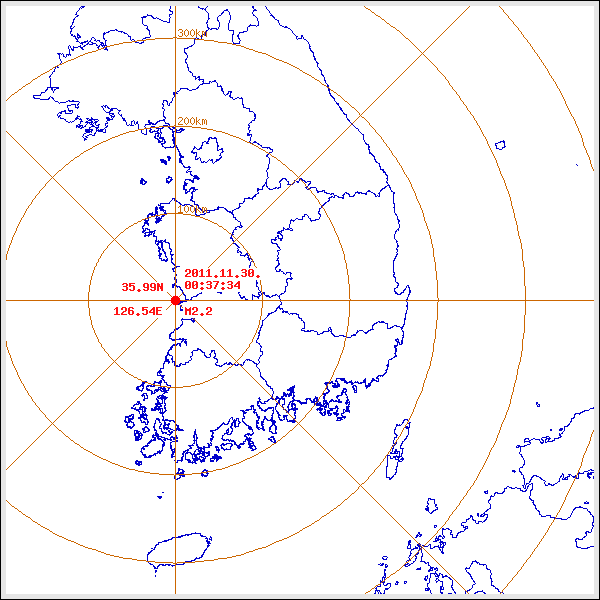 지진/지진해일 발생 위치 설명 이미지
