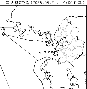 기상특보 현황