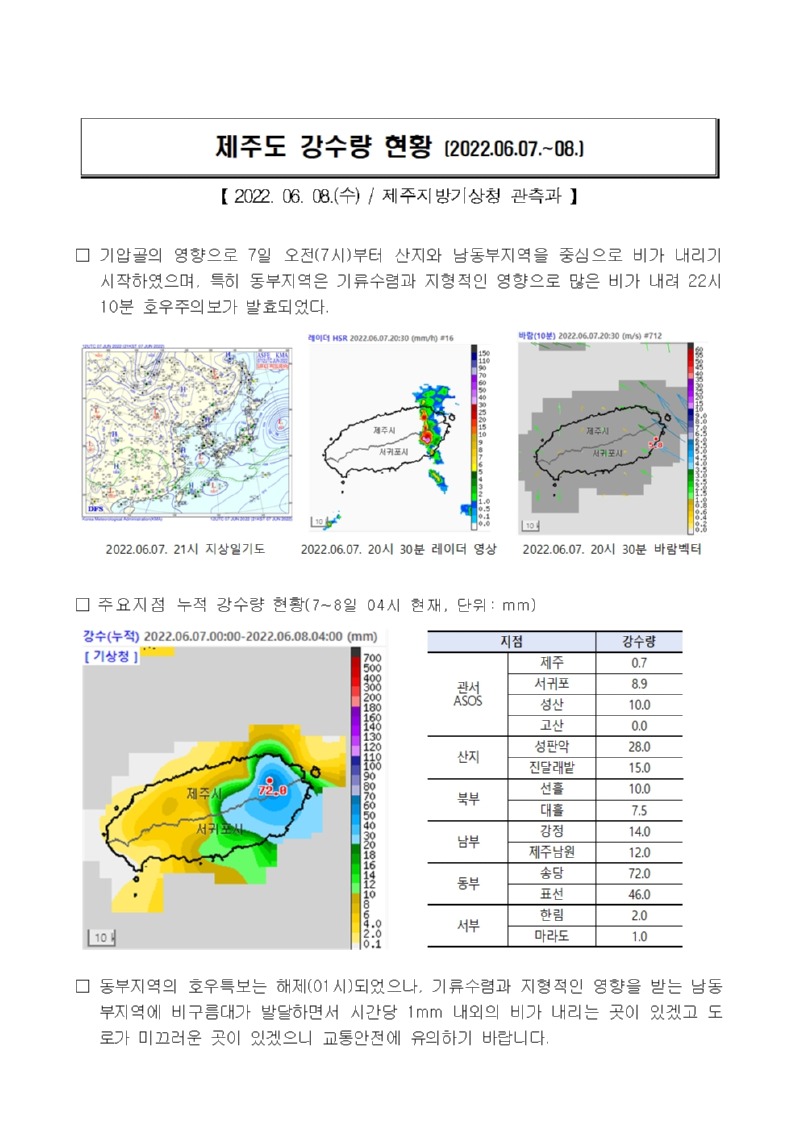 22.6.7.~8.제주도 강수량 현황001.jpg