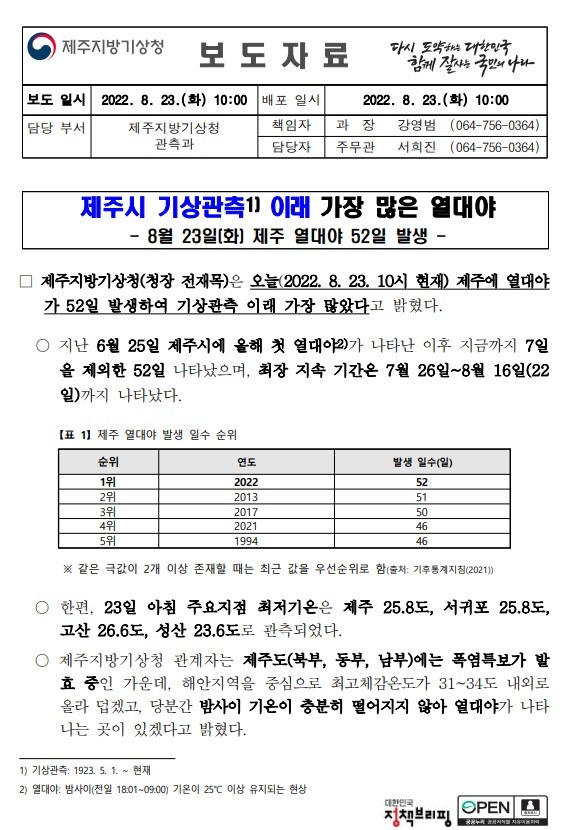 보도자료_제주 기상관측이래 가장 많은 열대야1.jpg