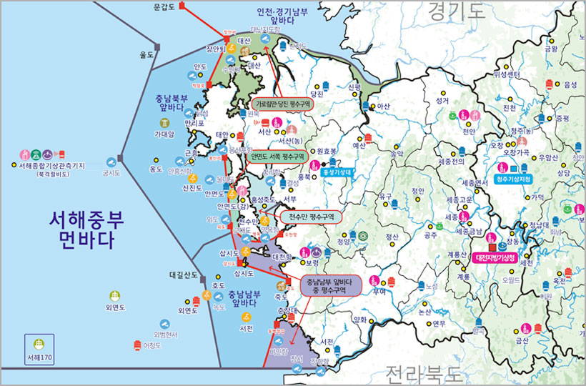 대전청 기상관측망