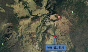 한라산 남벽 전체 배치도