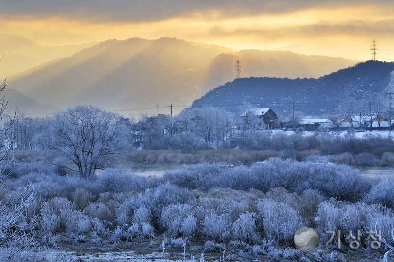 기상청 소양호의 겨울 