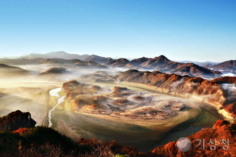 기상청 비만해진 붕어섬