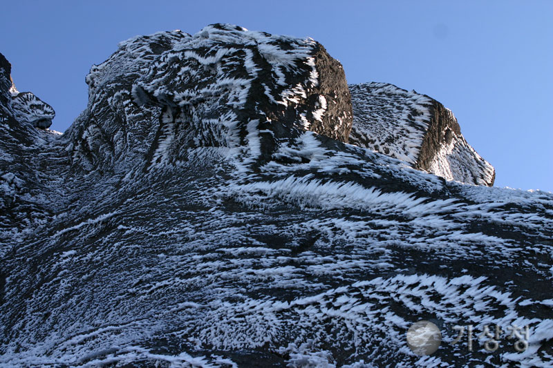 기상청 현무암 눈꽃