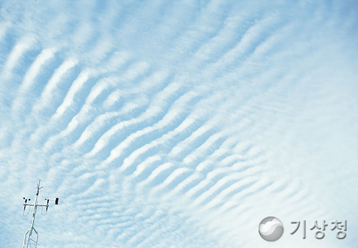 기상청 밭고랑 구름