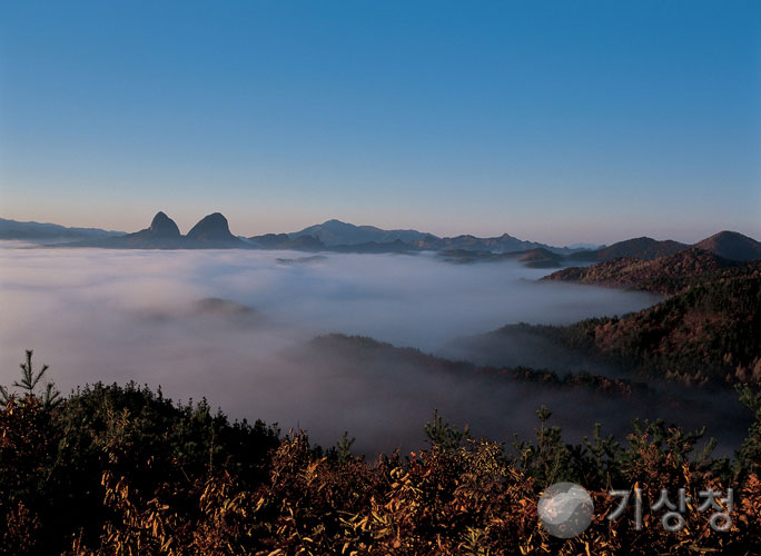 기상청 마이산 운해