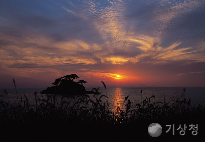 기상청 솔섬노을