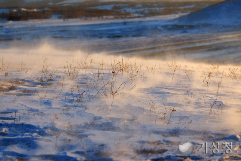 기상청 흩날리는 눈