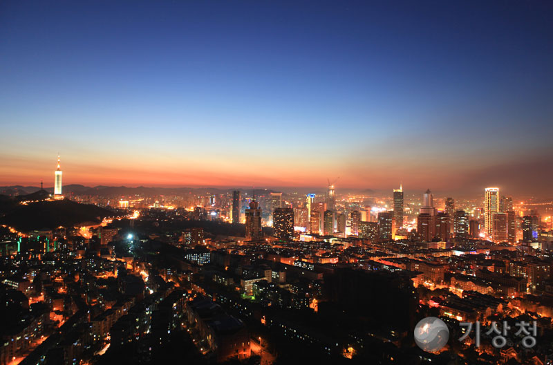 기상청 seaside sunset