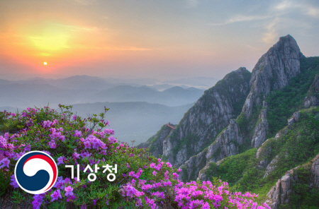 기상청 월출산의 봄