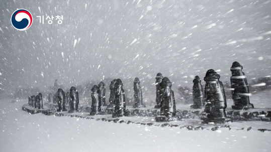 기상청 돌하르방의 겨울나기