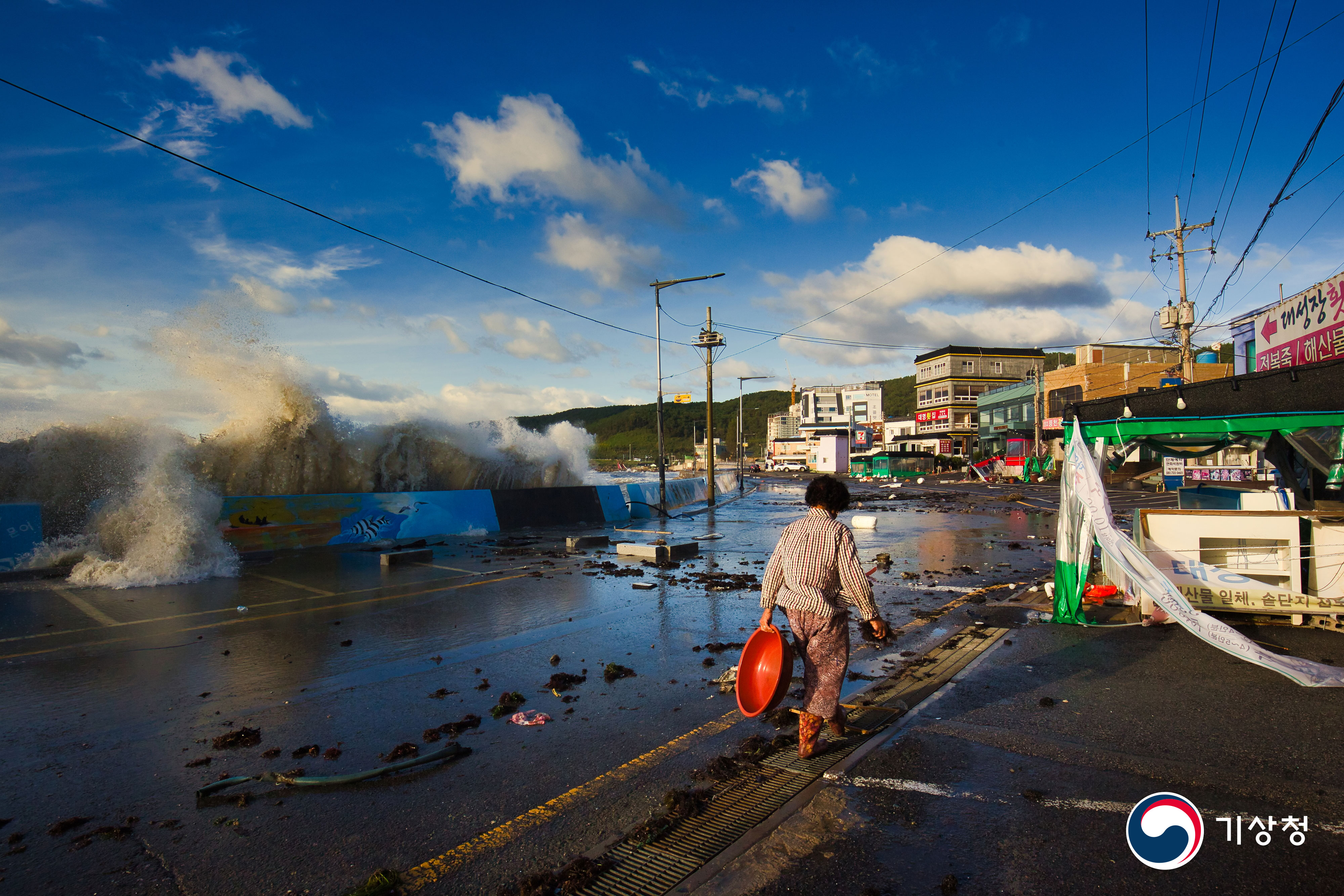 기상청 태풍 마이삭이 남긴 흔적