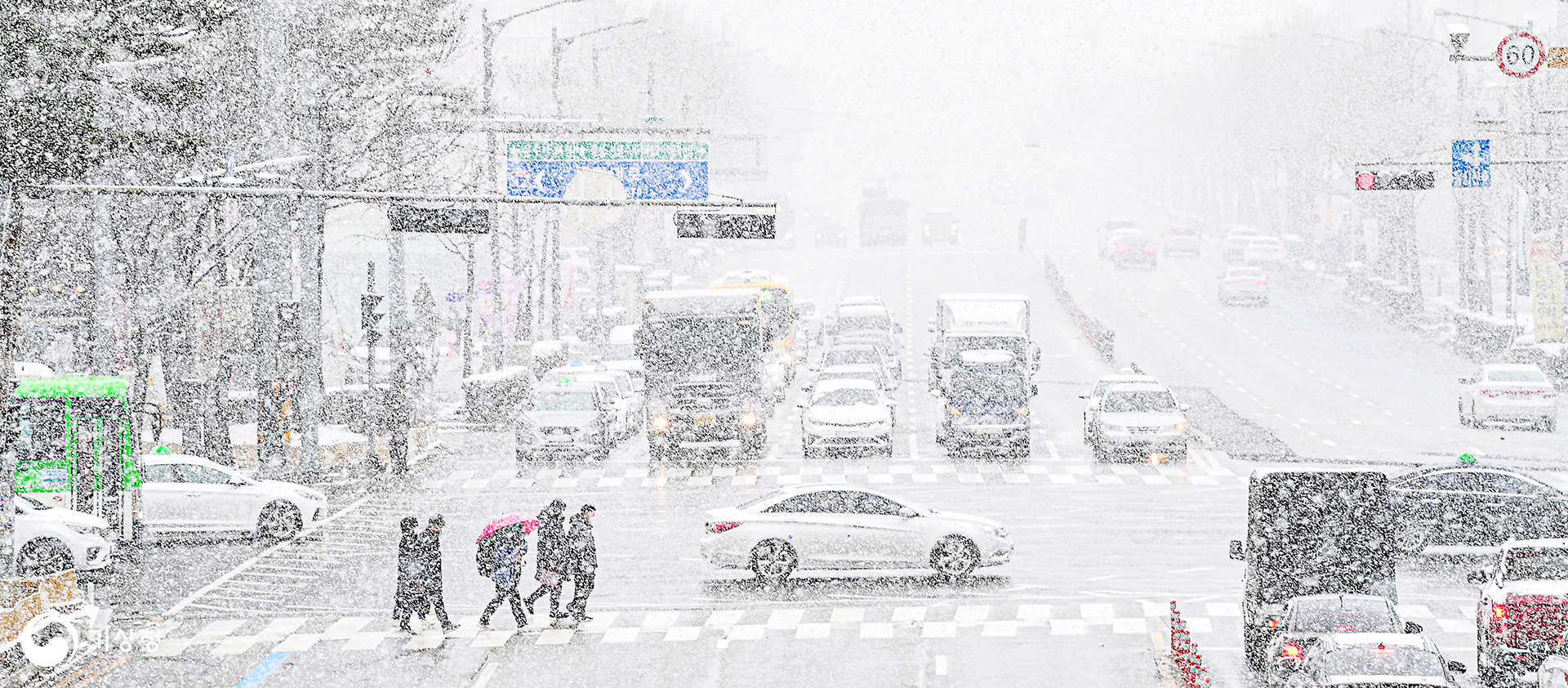 기상청 눈 오는 풍경