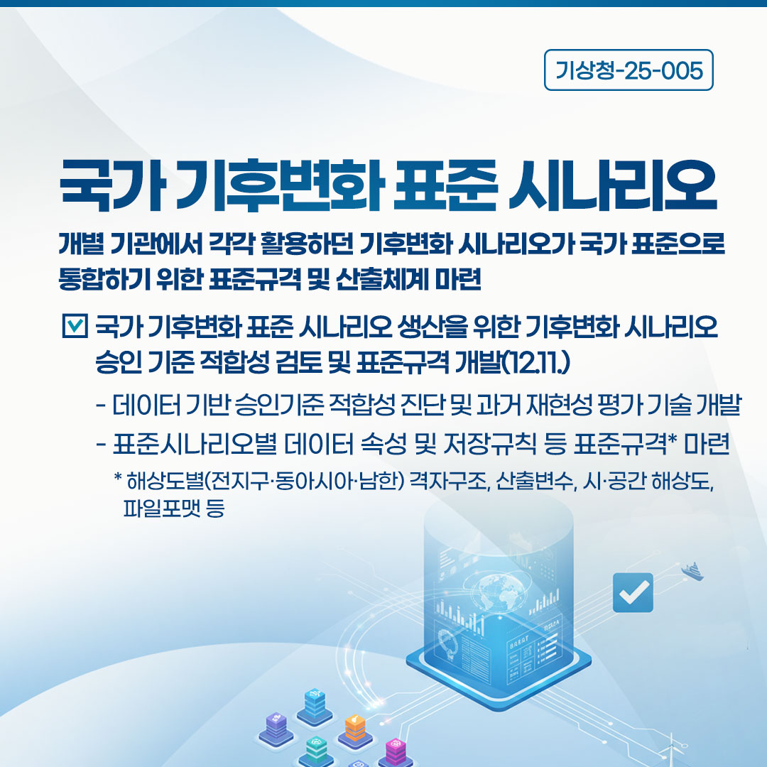 국가 기후변화 표준 시나리오