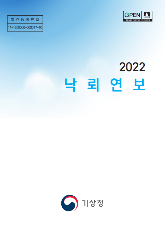 2022 낙뢰연보