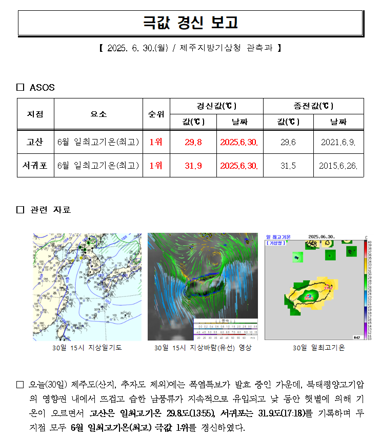6월 일최고기온(최고) 극값 경신 보고 (2025.6.30.).PNG
