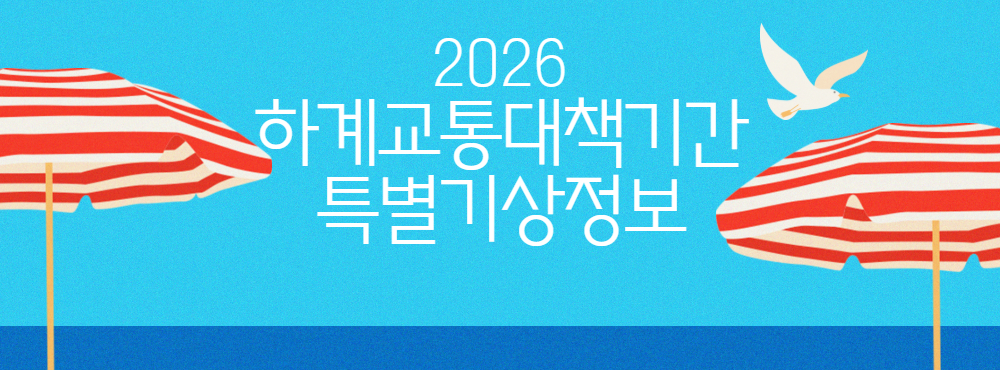 하계 휴가철 특별교통대책기간 기상정보